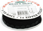 Sullivans Heavy Duty Make - A - Zipper Kit 3yd - Black - Boho Fabrics - Zippers