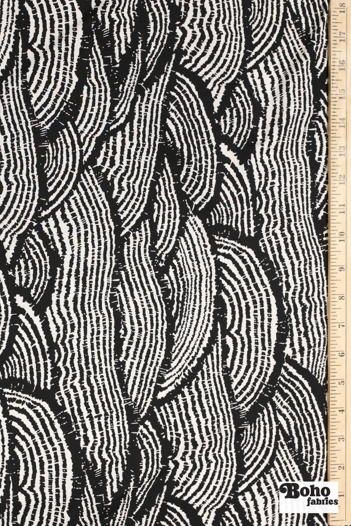 Sumi Tide, Printed Athletic Knit Fabric - Boho Fabrics - Athletic Knit Fabric