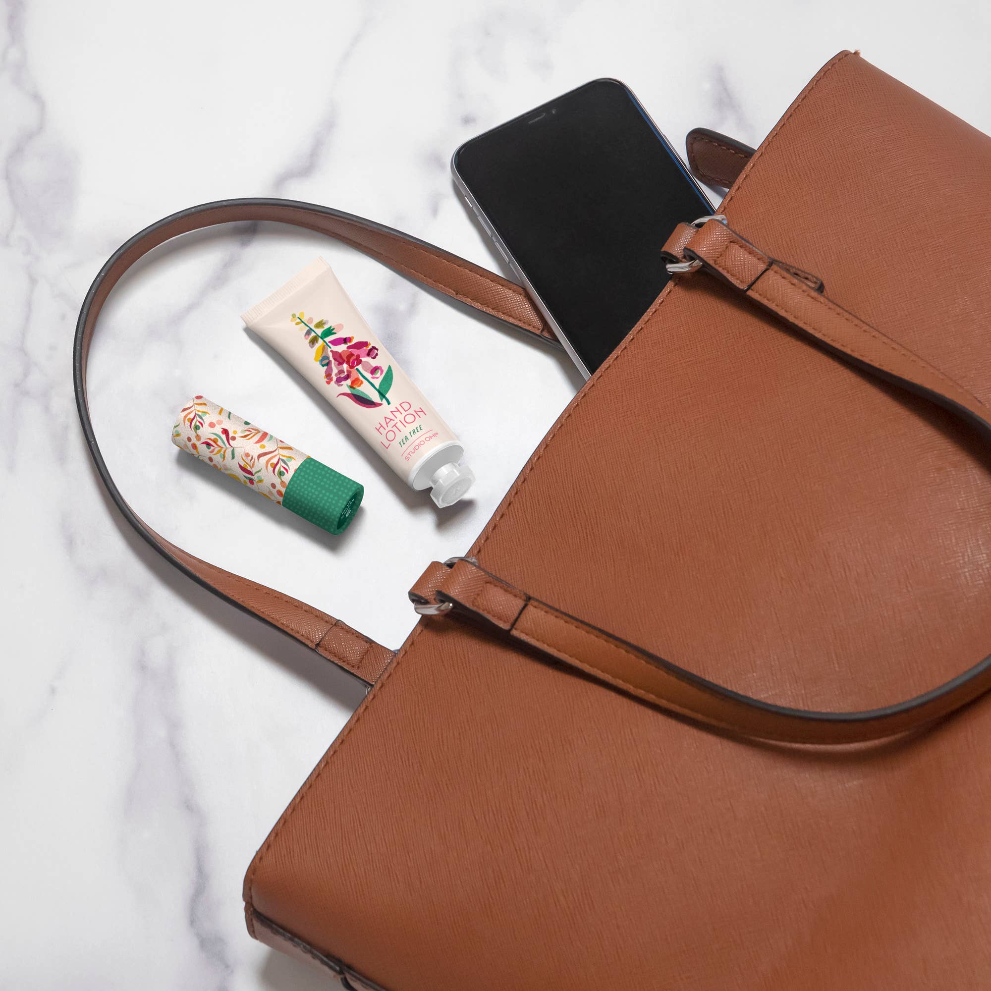 Summer Blooms Lip Balm & Hand Lotion Set - Boho Fabrics - 