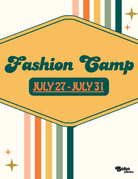 Summer Camp: Fashion Camp: July 27 - 31 - Boho Fabrics - Class