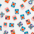 Summer Vibes Quilt Block Multipack Woven Sewing Labels - Boho Fabrics -