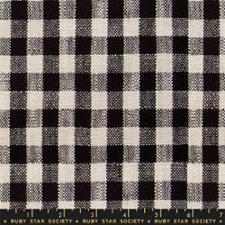 Sunshine Toweling in Black – 16" Cotton Toweling by Alexia Abegg for Ruby Star Society – RS4143 12 - Boho Fabrics - Toweling, Cotton Woven