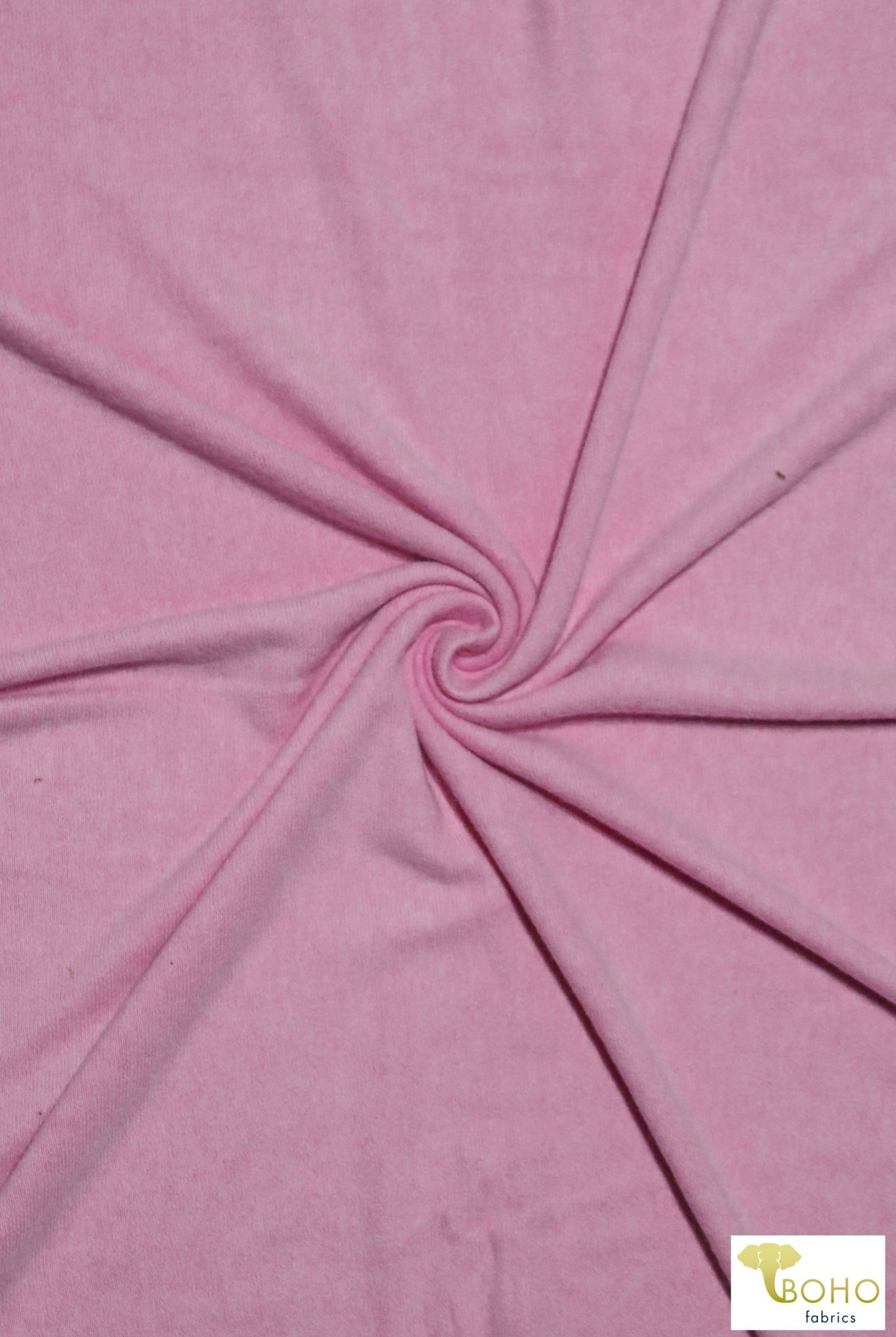 Sweet Pink, Brushed Hacci Sweater Knit. SWTR-213 - Boho Fabrics