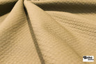 Tan, Polartec Power Air. Insulating Eco - Friendly, Performance Knit Fabric, *2nds* - Boho Fabrics - Performance Fabrics