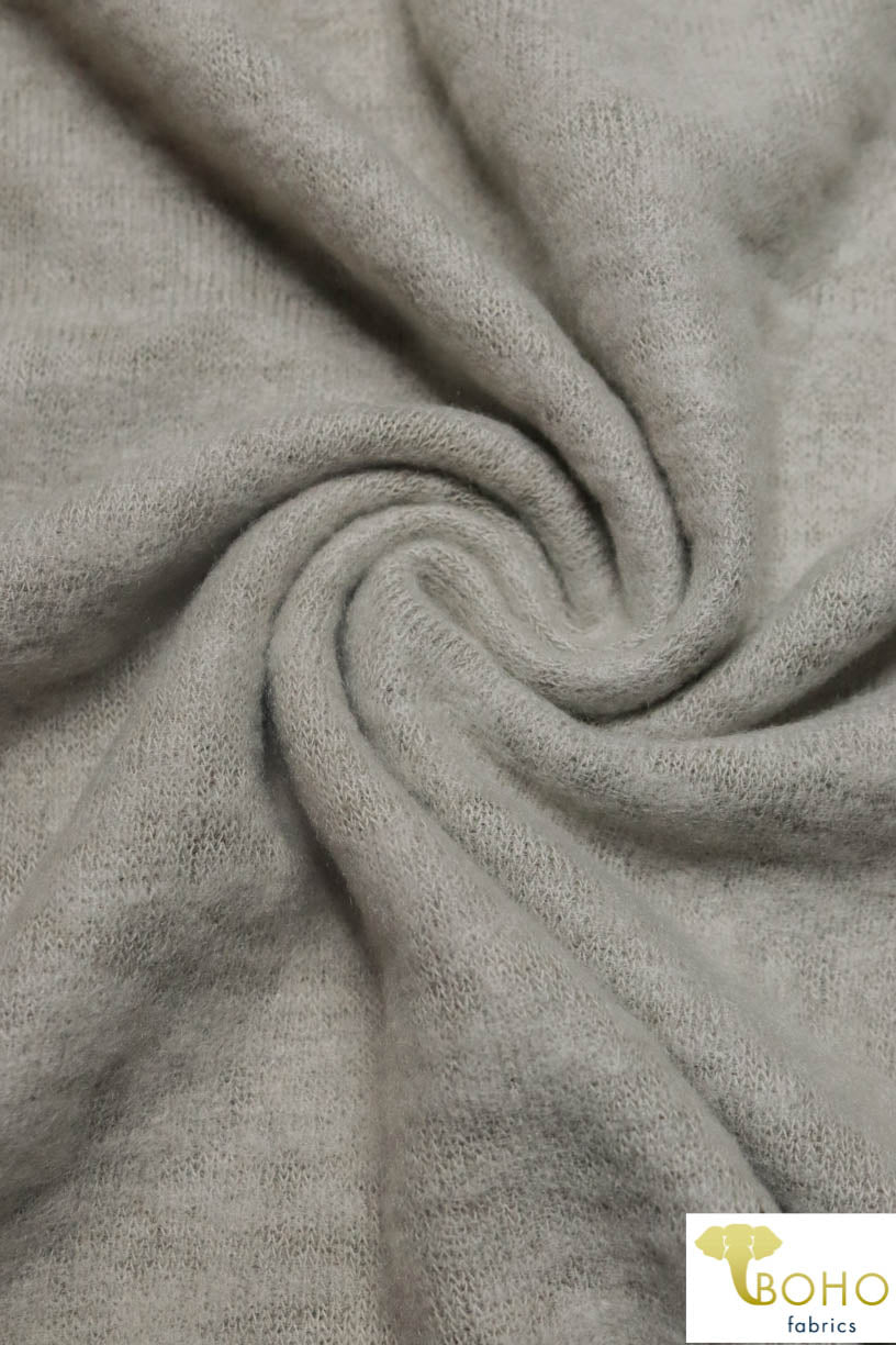 Taupe Brushed Sweater Knit Fabric. BSWTR-311 - Boho Fabrics