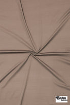 Taupe, Nylon Stretch Lining Knit Fabric - Boho Fabrics - Lining