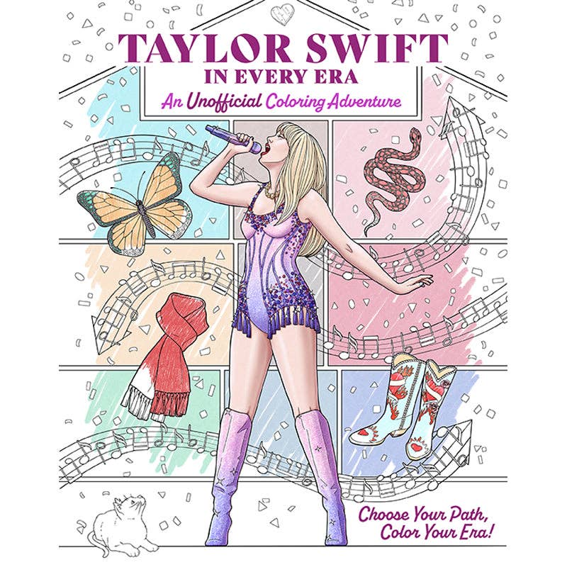 Taylor Swift in Every Era - Coloring (NEW!) - Boho Fabrics - 