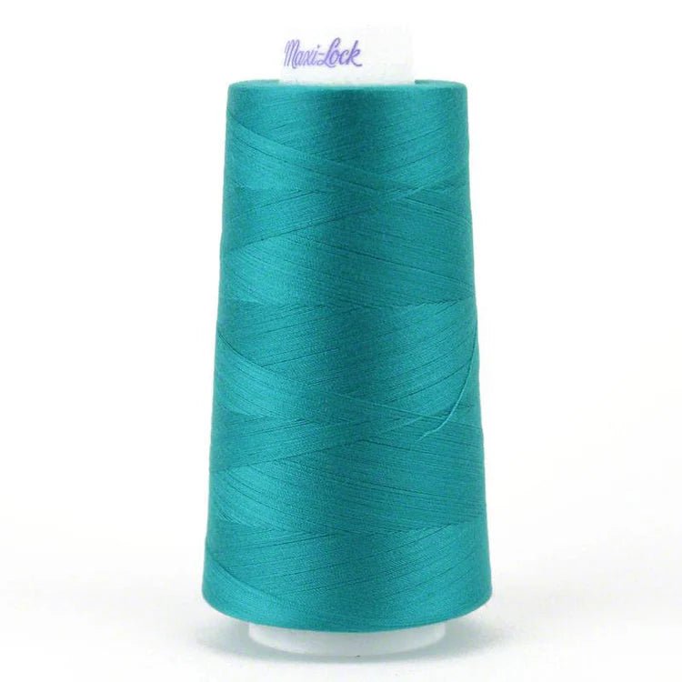 Tealgreen – 3,000 yd Maxi - Lock Polyester Serger Thread - Boho Fabrics - Thread