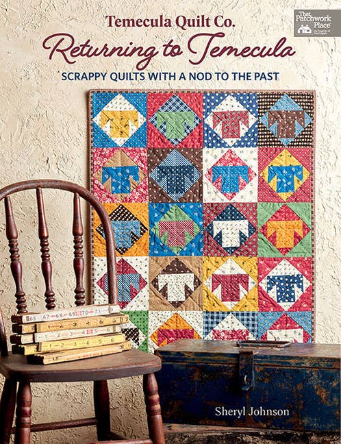 Temecula Quilt Co. Scrappy Quilts Workshop - Boho Fabrics - Books