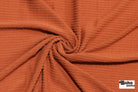 Terracotta, Power Grid Fleece by Polartec. Performance Knit Fabric - Boho Fabrics - Performance Fabrics