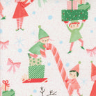 Tiny Christmas in Snow by Moda - 100% Cotton Quilting Fabric - 37131 11 - Boho Fabrics - Quilting Cotton, Woven