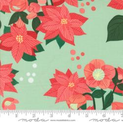 Tiny Christmas Mint by Moda - 100% Cotton Fabric - 37130 16 - Boho Fabrics - Quilting Cotton, Woven