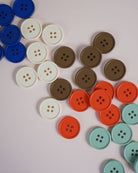 Tomato Retro Buttons - Boho Fabrics - Buttons & Snaps