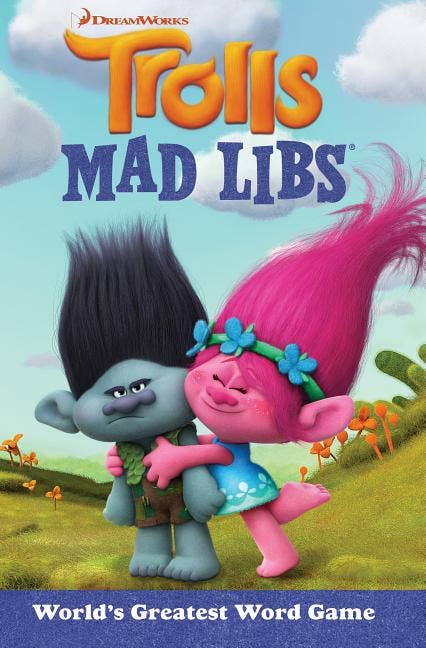 Trolls Mad Libs - Boho Fabrics - 
