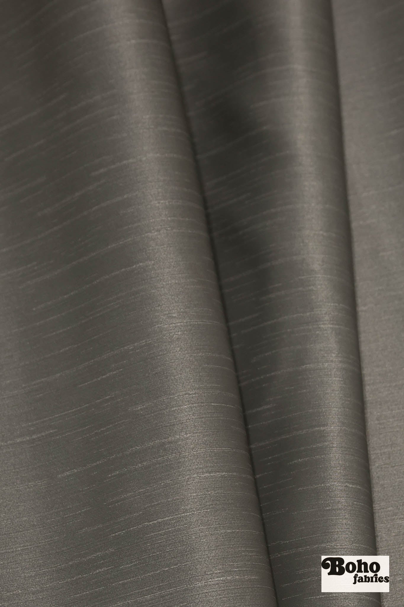 Trove Steel Slub Upholstery Fabric - Boho Fabrics - Home Dec. & Upholstery Fabric