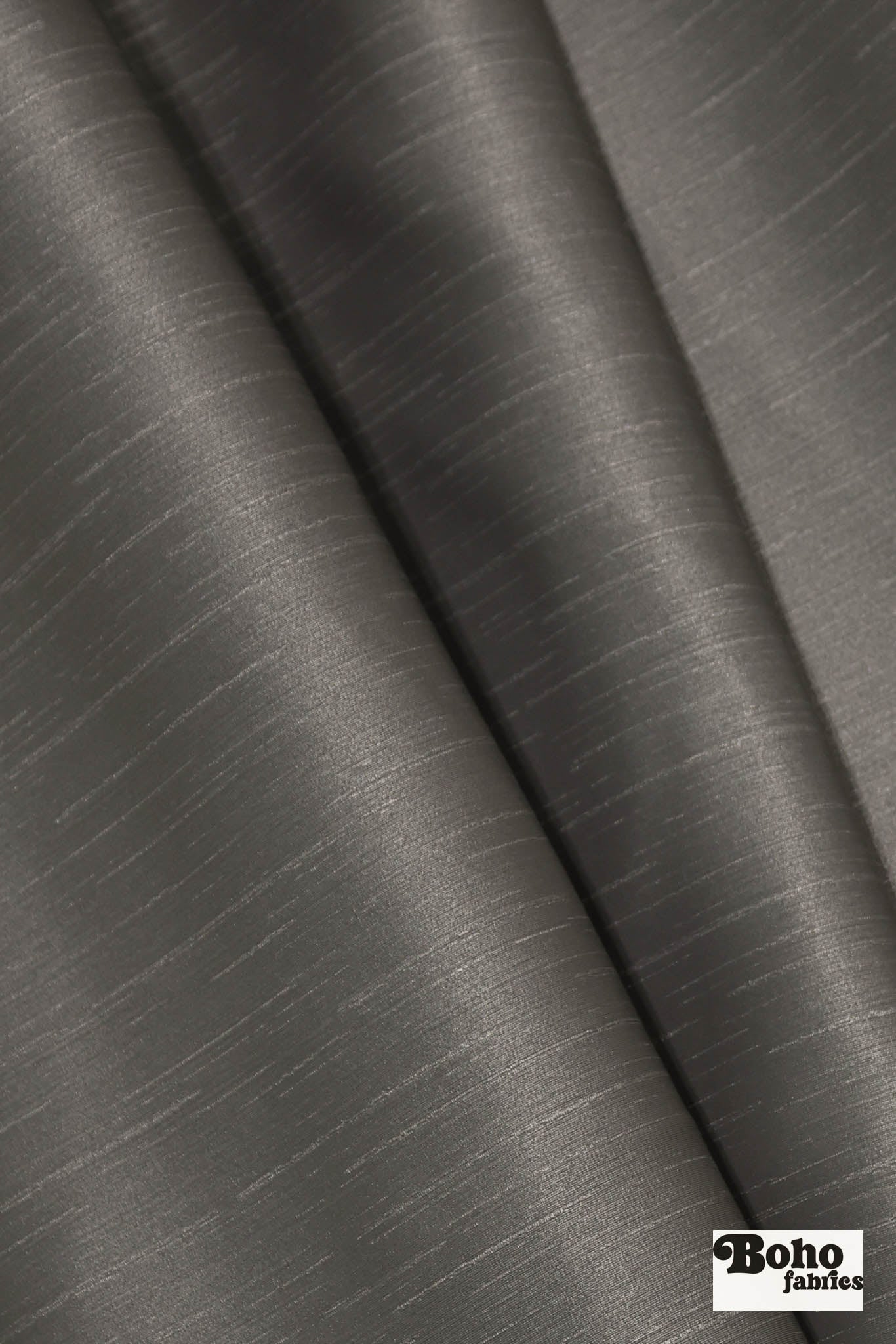 Trove Steel Slub Upholstery Fabric - Boho Fabrics - Home Dec. & Upholstery Fabric