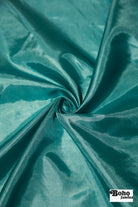 Turquoise Satin Lining Woven Fabric - Boho Fabrics - Lining