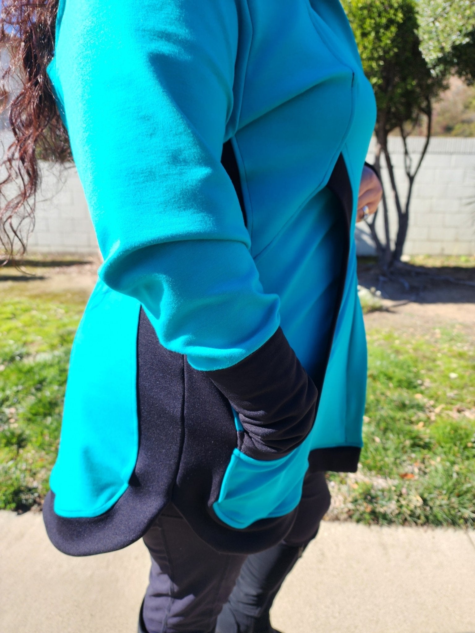 Turquoise, Solid Ponte Knit Fabric - Boho Fabrics - Ponte Solid, Knit Fabric