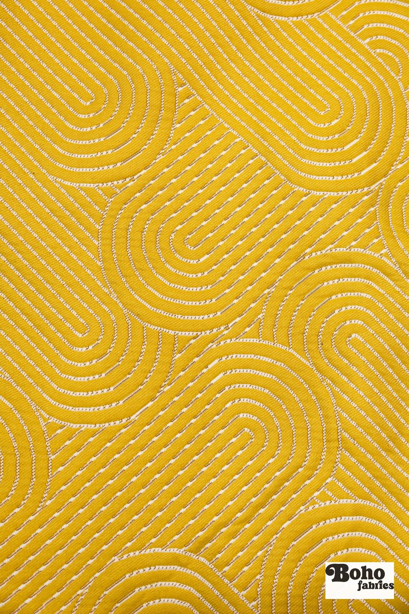 Unique Yellow, Ms. Quilty 2.0 Upholstery Woven Fabric - Boho Fabrics - Home Dec. & Upholstery Fabric