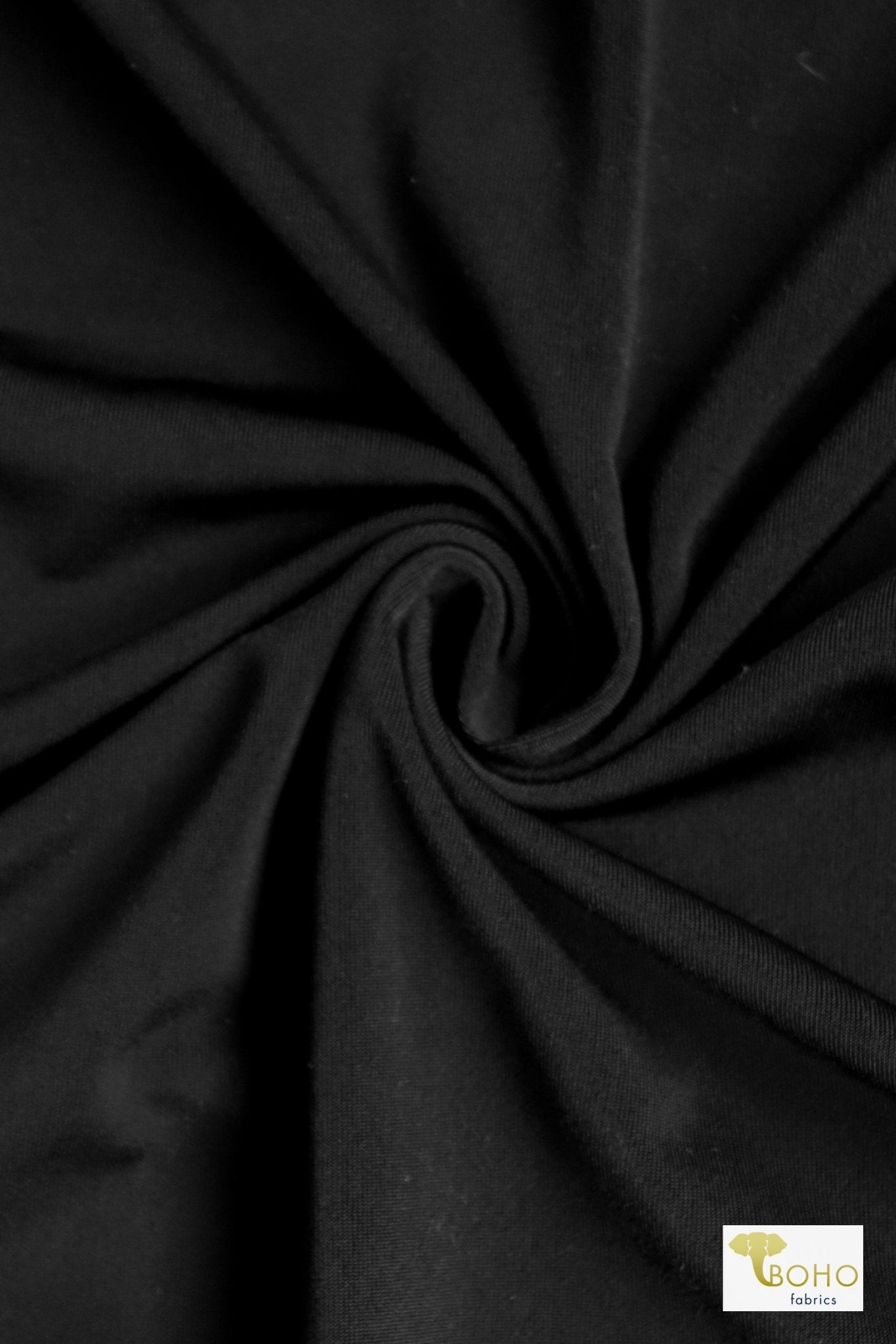 Venezia Knit: Black - Boho Fabrics