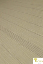 Vertical Metallic Silver Stripes on Dandelion Yellow. Crinkle Gauze Cotton Woven Fabric. WV-109-YELL. - Boho Fabrics