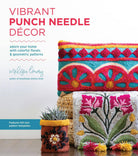 Vibrant Punch Needle Décor With Florals & Geometrics - Boho Fabrics - Books