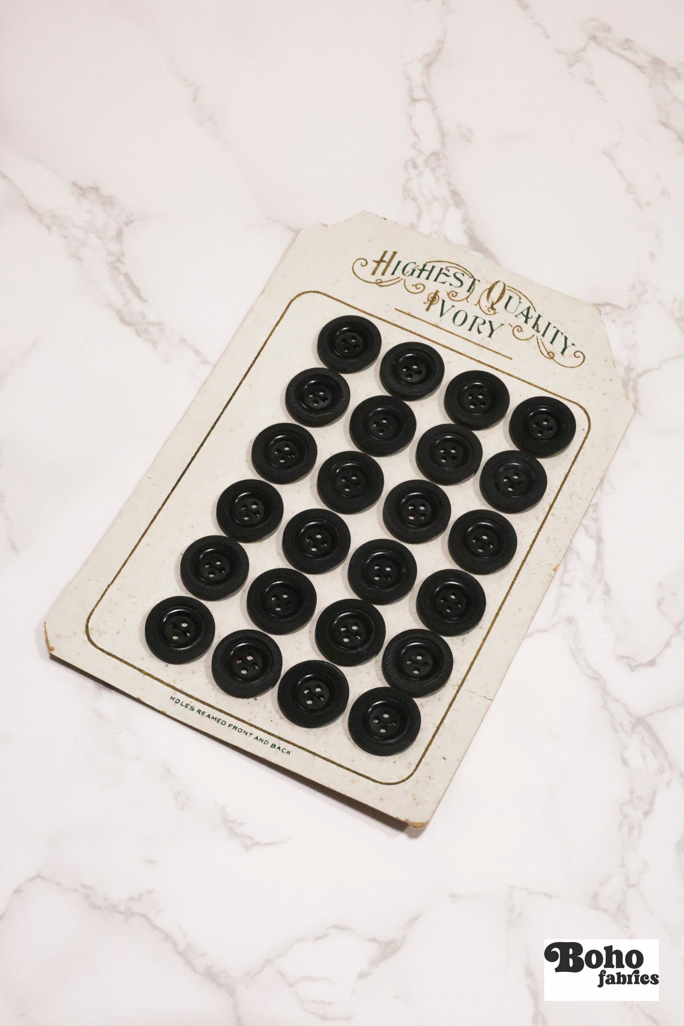 Vintage 1900s Buttons, Available in 19mm - Boho Fabrics - Buttons & Snaps