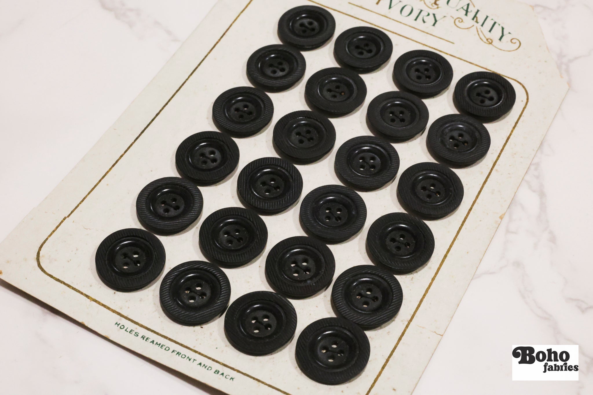 Vintage 1900s Buttons, Available in 19mm - Boho Fabrics - Buttons & Snaps