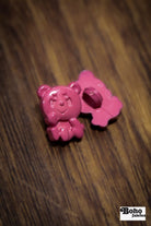 Vintage Bear Plastic Shank Buttons. 9mm, 11mm. Set of 12. - Boho Fabrics - Buttons & Snaps