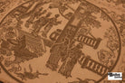 Vintage Bronze Vignette Jacquard Woven Fabric - Boho Fabrics - Jacquard, Woven