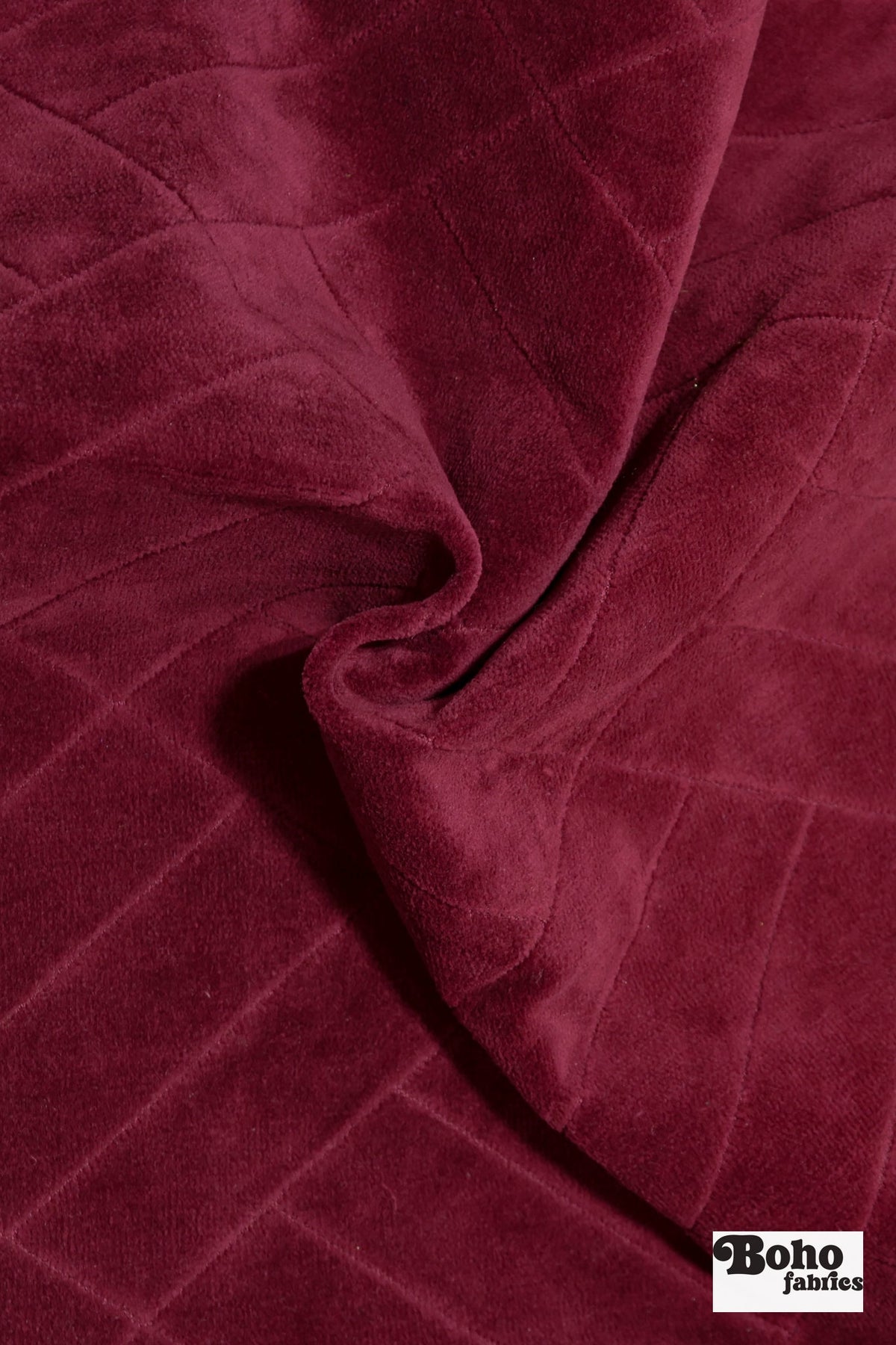Vintage Burgundy Diamond Lattice Upholstery Woven Fabric - Boho Fabrics - Home Dec. & Upholstery Fabric