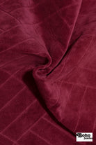 Vintage Burgundy Diamond Lattice Upholstery Woven Fabric - Boho Fabrics - Home Dec. & Upholstery Fabric