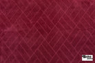 Vintage Burgundy Diamond Lattice Upholstery Woven Fabric - Boho Fabrics - Home Dec. & Upholstery Fabric