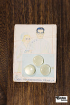 Vintage Button Set - Lady Washington Pearls 15mm - Boho Fabrics - Buttons & Snaps