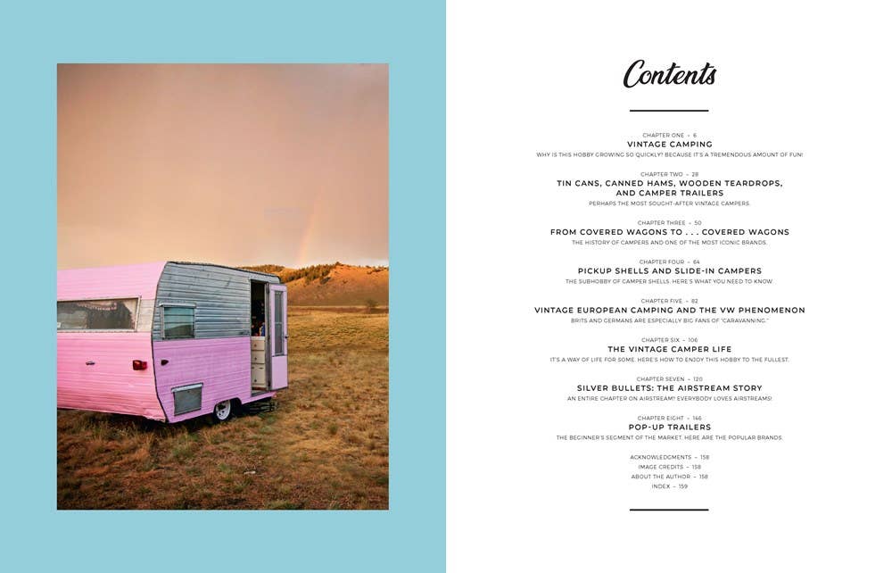 Vintage Campers, Trailers & Teardrops - Boho Fabrics - Books
