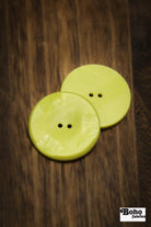 Vintage Chartreuse Two-Hole Buttons - Boho Fabrics - Buttons & Snaps