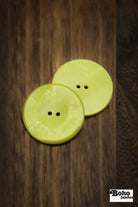 Vintage Chartreuse Two-Hole Buttons - Boho Fabrics - Buttons & Snaps