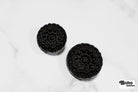 Vintage Inspired Jet Black Rosette Button. Available in 25mm (40L) - Boho Fabrics - Buttons & Snaps