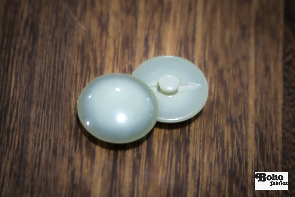 Vintage Light Teal Dome Shank Buttons - Boho Fabrics - Buttons & Snaps
