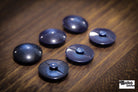 Vintage Navy Blue Dome Shank Buttons. 32L (20mm / 13/16"). Set of 6 - Boho Fabrics - Buttons & Snaps