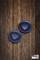 Vintage Navy Blue Rounded Triangle Shank Buttons - Boho Fabrics - Buttons & Snaps