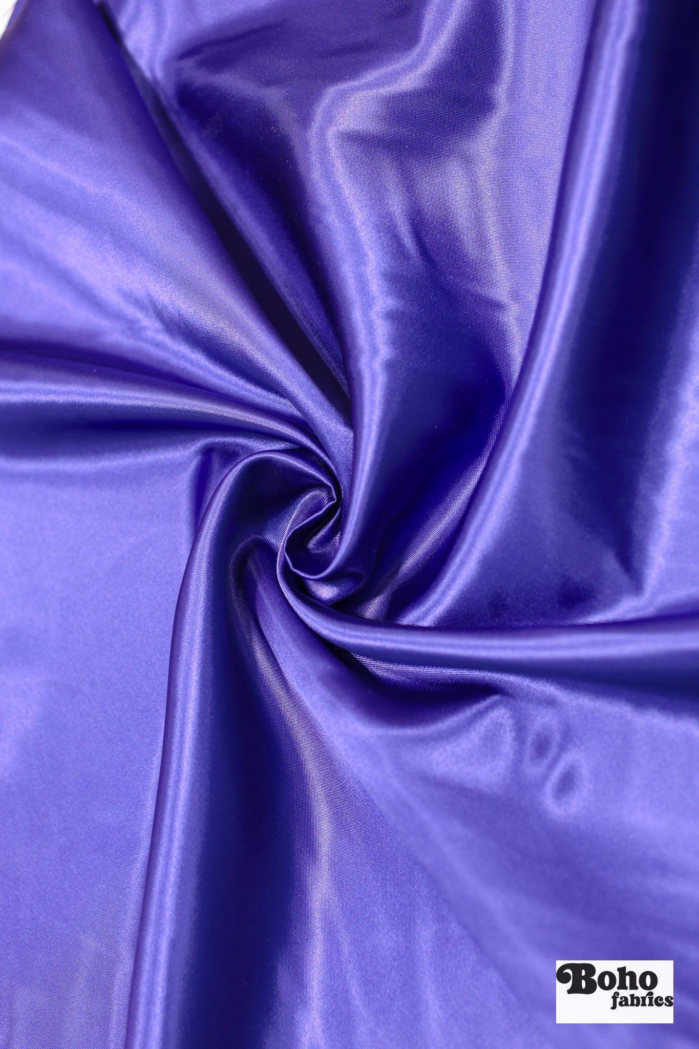 Violet Blue Satin Woven Fabric - Boho Fabrics - Special Occasion Fabric