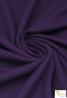 Violet Purple. Double Brushed Poly Knit Fabric. BPS-205 - Boho Fabrics