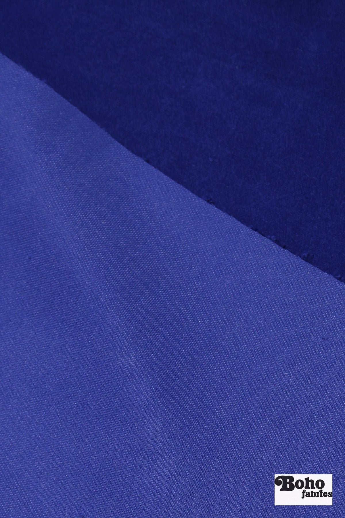 Vivid Cobalt Blue, Velveteen Woven Fabric - Boho Fabrics - Home Dec. & Upholstery Fabric