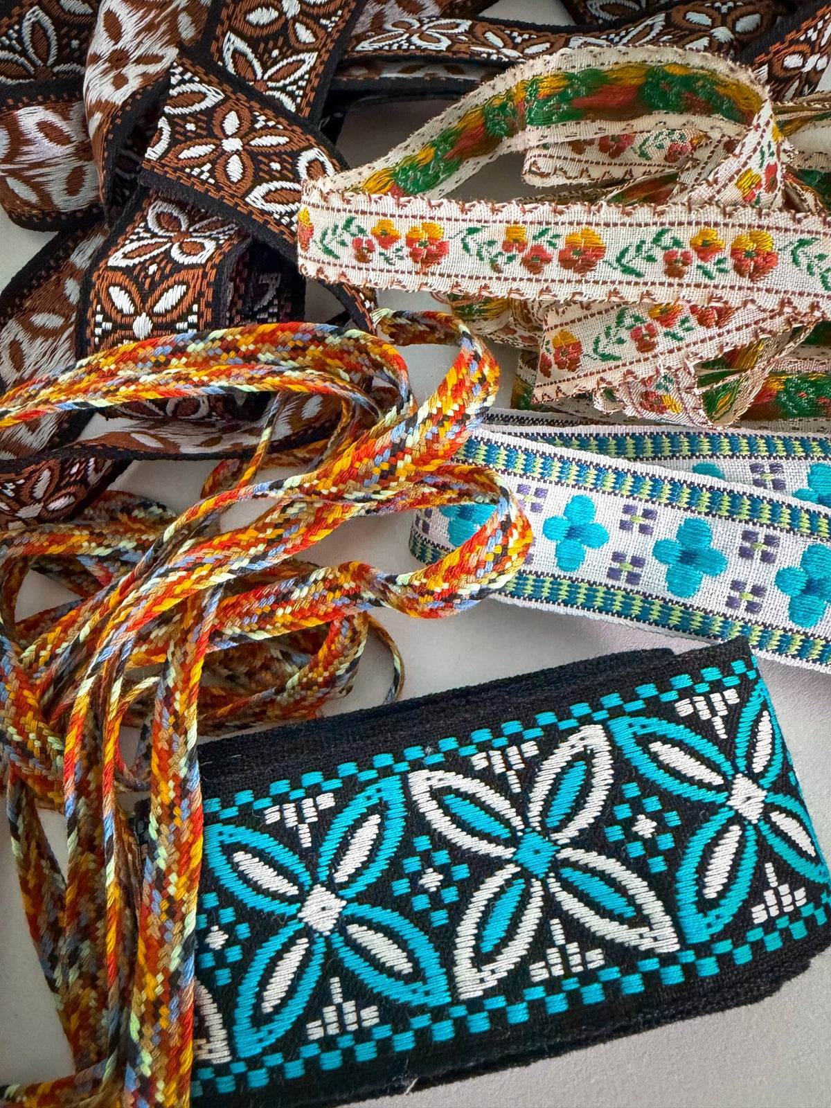 🎁 Wanderlust Vintage Trim Gift Set, 15 Yards (100% off) - Boho Fabrics -