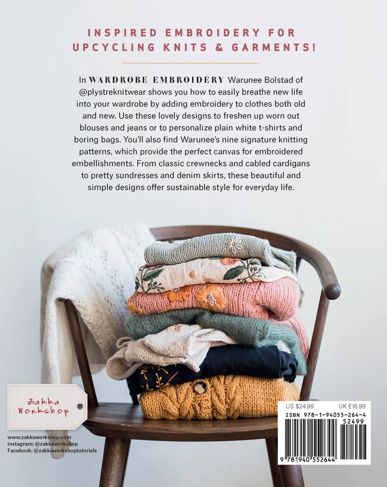 Wardrobe Embroidery, Sewing Book - Boho Fabrics - Books