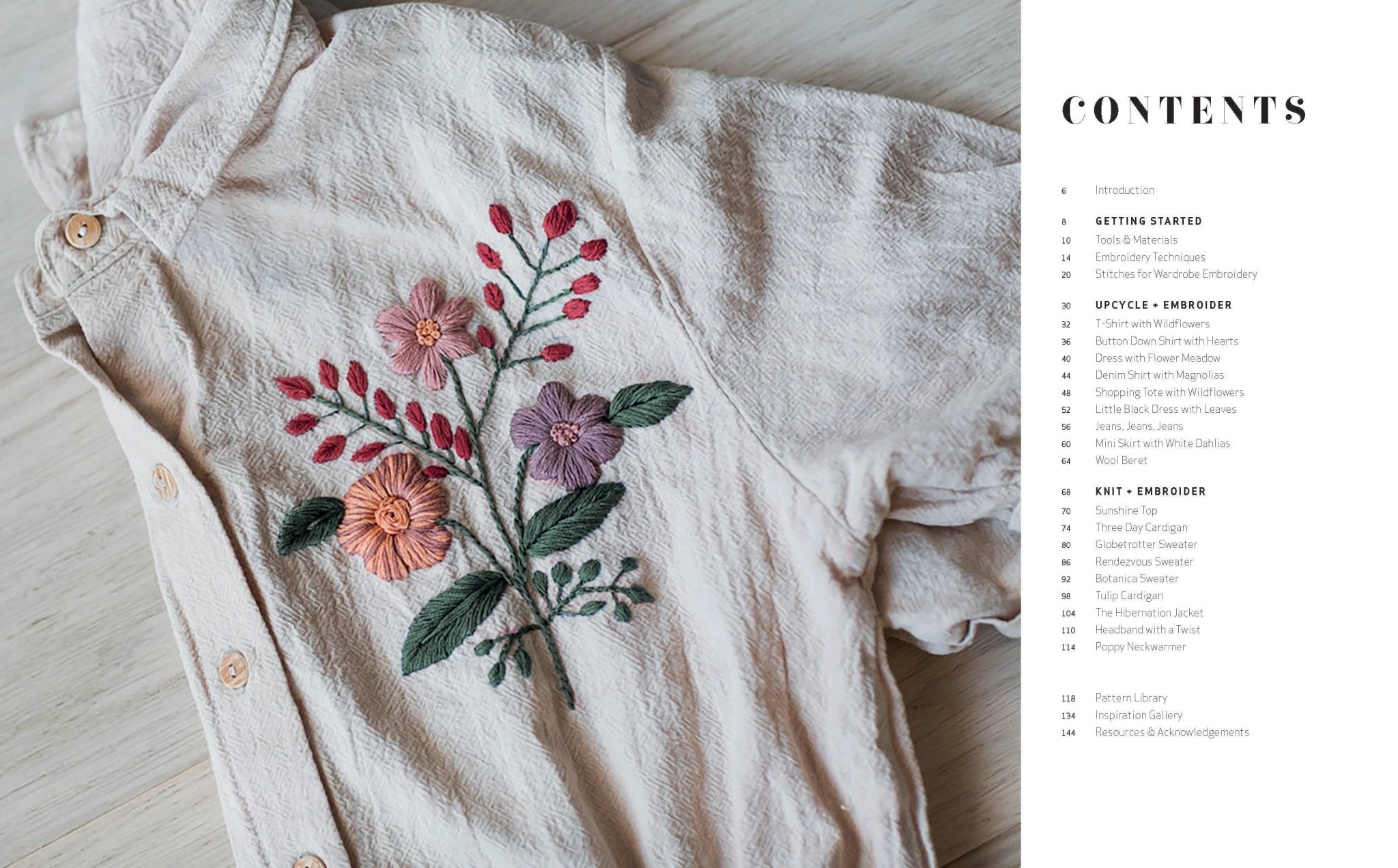 Wardrobe Embroidery, Sewing Book - Boho Fabrics - Books