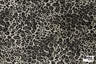 Warm Gray Leopard Print, Rayon Spandex Jersey Knit Fabric - Boho Fabrics - Rayon Jersey Solid, Knit Fabric