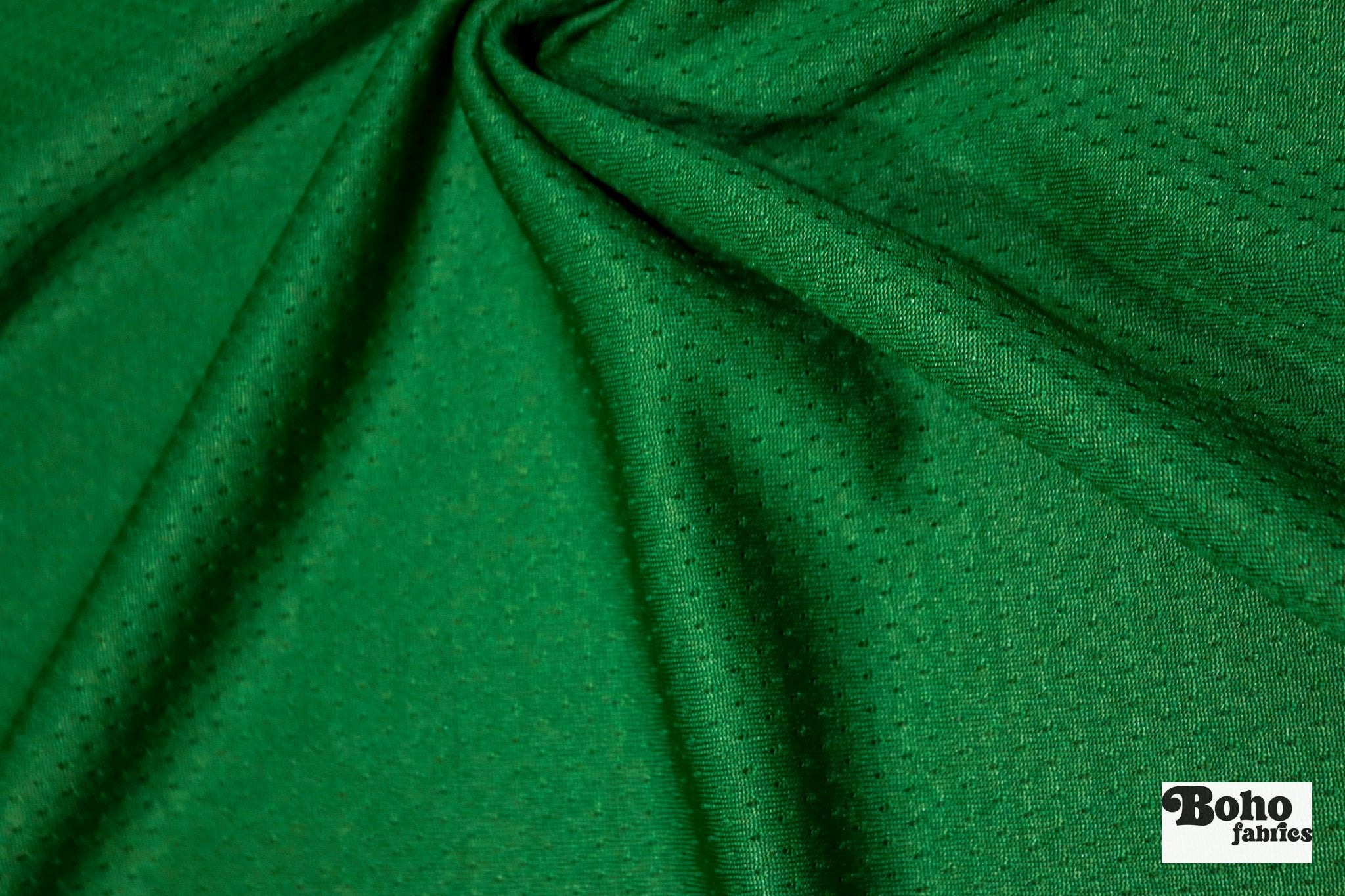 Warm Green, Flat Back Dimple, Athletic Mesh Fabric - Boho Fabrics - Athletic Knit Fabric