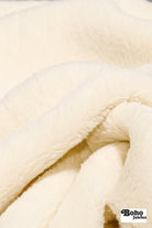 Warm Ivory, Classic Double - Velour High Loft Fleece Fabric by Polartec 2nds - Boho Fabrics - Performance Fabrics